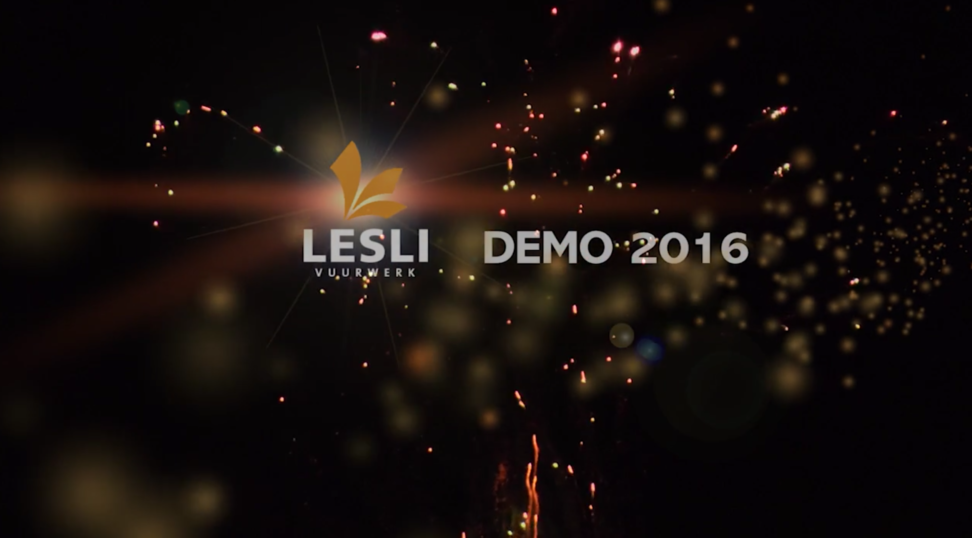 Lesli vuurwerk demo 2016 video.